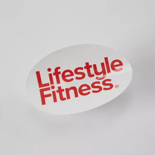 Lifestyles Fitness Stickers with logo