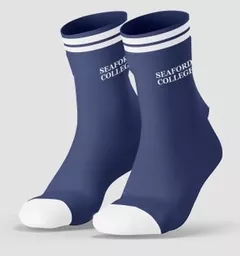 Seaford Navy Crew Sock.jpg