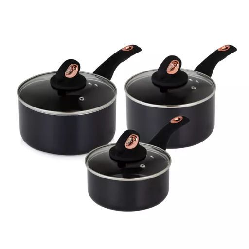 3 Piece Saucepans 16/18/20cm