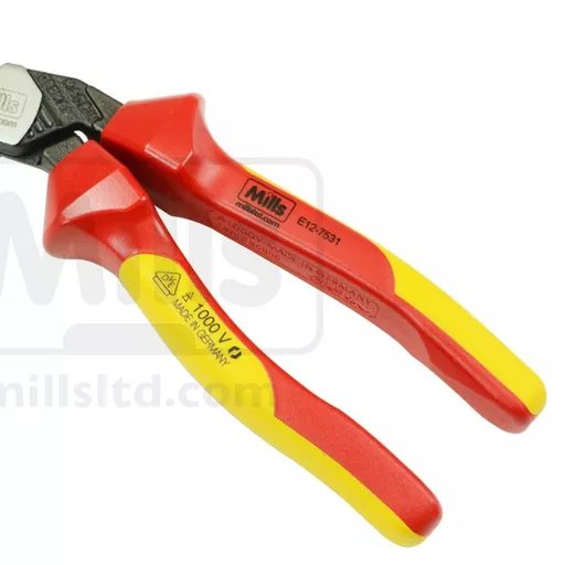 Mills VDE 1000V Long Nose Plier With Cutter 220mm