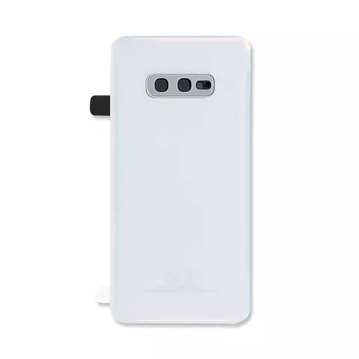 Back Cover w/ Camera Lens (Service Pack) (Prism White) - For Galaxy S10e (G970)