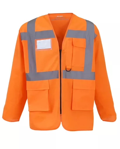 Hi-Vis Executive Long Sleeve Waistcoat