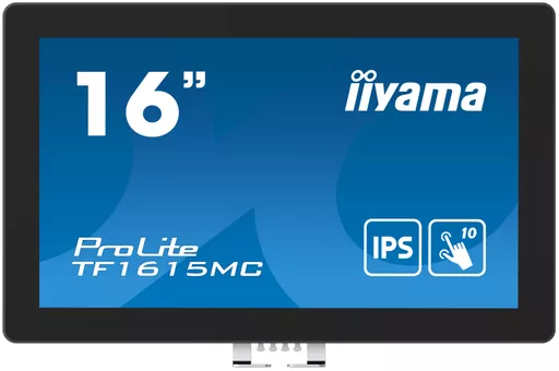 iiyama ProLite TF1615MC-B1 computer monitor 39.6 cm (15.6") 1920 x 1080 pixels Full HD Touchscreen Black