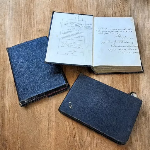 Vintage Leather-bound Bibles