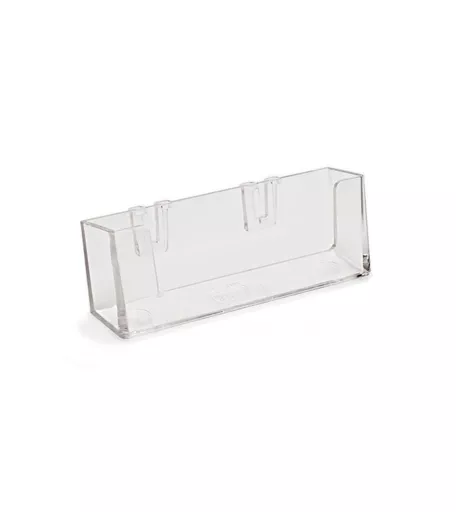 Clear Acrylic Clip On Business Landscape Card Holder