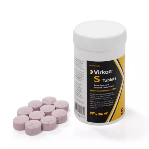 Lanxess Virkon S Disinfectant Tablets - 50 x 5g DEFRA Approved