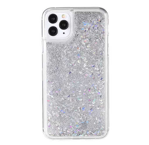 GlitterFall for iPhone 12 Mini - Silver