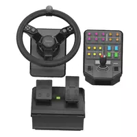 Logitech G G Heavy Equipment Bundle (Farm Sim Controller) - Steering wheel + Pedals - PC - Analogue / Digital - 900° - Wired - USB 2.0