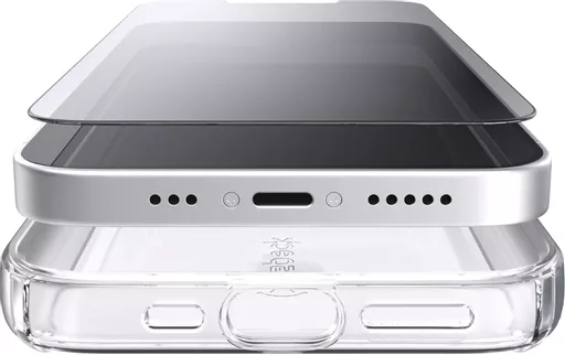 Speck Presidio Gemshell Clear + Shieldview Bundle Apple iPhone 13 - with Microban