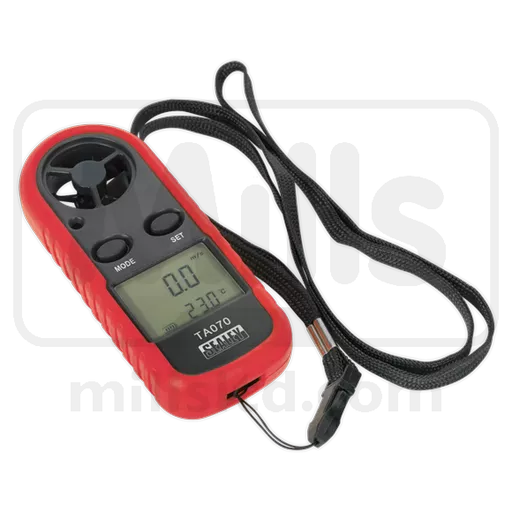 Sealey TA070 Anemometer with Beaufort Scale