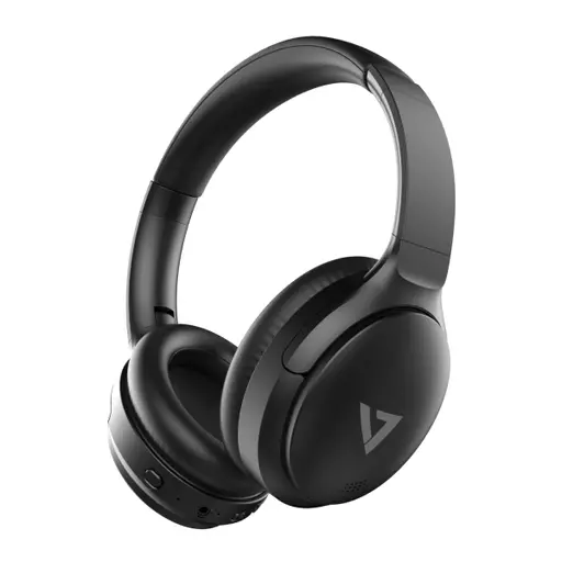 V7 HB800ANC headphones/headset Wireless Head-band Calls/Music USB Type-C Bluetooth Black