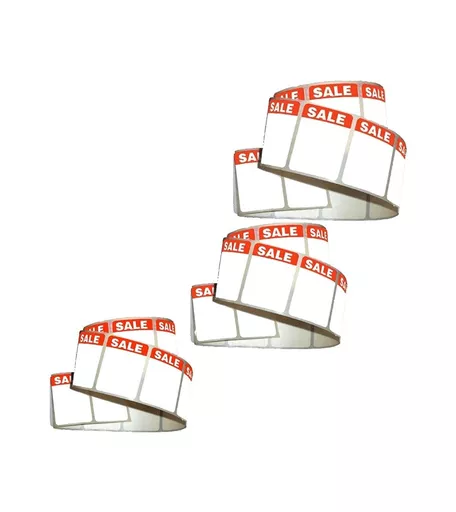 'Sale' Self Adhesive Peelable Labels - Pack of 1000
