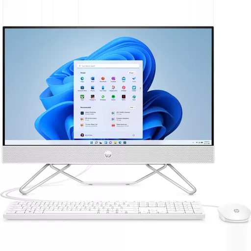 HP 24-cb1039na Intel® Core™ i3 i3-1215U 60.5 cm (23.8") 1920 x 1080 pixels All-in-One PC 8 GB DDR4-SDRAM 256 GB SSD Windows 11 Home Wi-Fi 5 (802.11ac) White