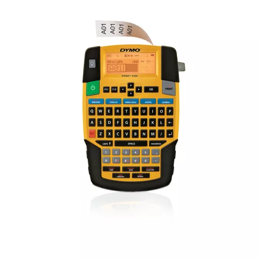 DYMO RHINO 4200 label printer QWERTY