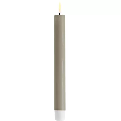 LED Dinner Candle - Latte - 2.2cm width