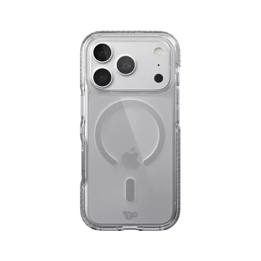Tech21 - EvoCrystal MagSafe for iPhone 18 Pro & iPhone 17 Pro - Clear Silver