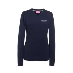 TheQueensCollege_AtlantaV-NeckJumper_Navy_Front.png