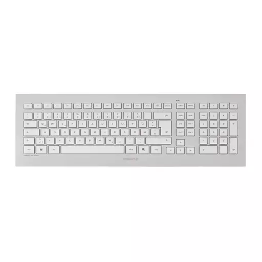 CHERRY DW 8000 keyboard RF Wireless QWERTY US English Silver, White