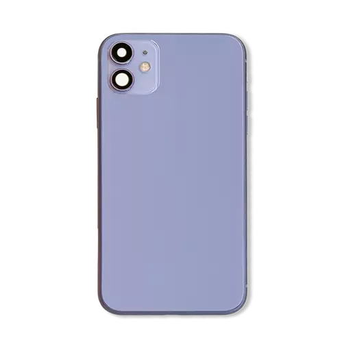 Back Housing With Internal Parts (Purple) (No Logo) - For iPhone 11