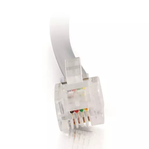 C2G 3m RJ11 6P4C Straight Modular Cable