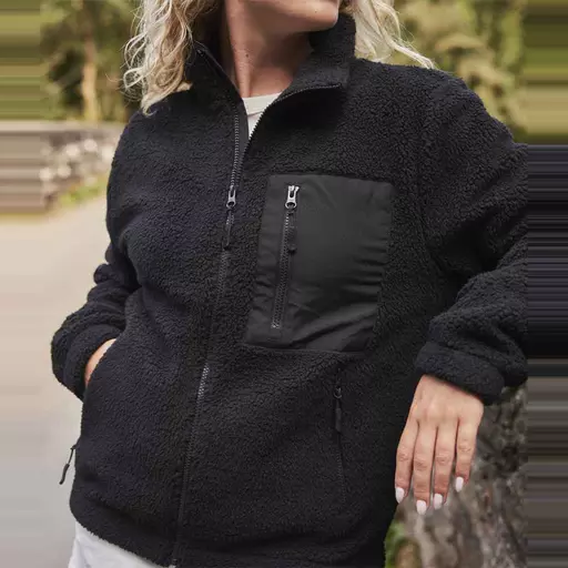 Ravine Unisex Full Zip Borg Fleece Jacket