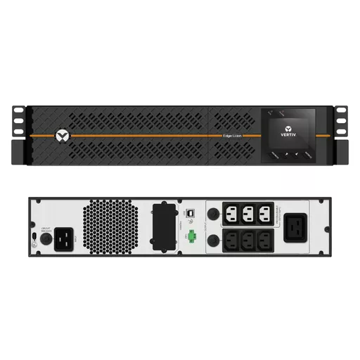 Vertiv EDGELI-3000IRT2U uninterruptible power supply (UPS) Line-Interactive 3 kVA 2700 W 6 AC outlet(s)