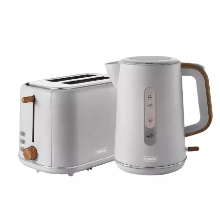 Scandi 1.7 Litre Kettle & 2 Slice Toaster