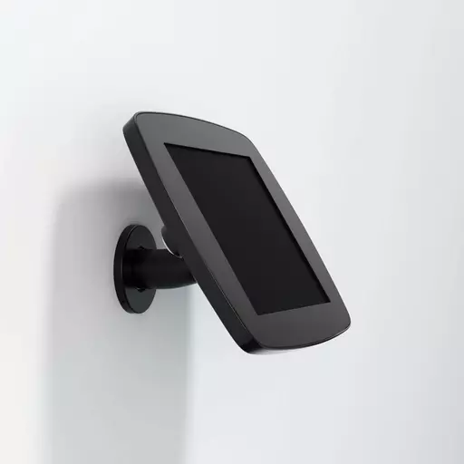 Bouncepad Wallmount | Apple iPad 4th Gen 9.7 (2012) | Black | Covered Front Camera and Home Button |