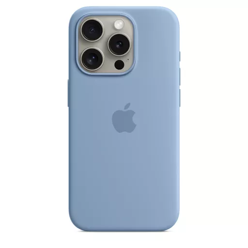 Apple iPhone 15 Pro Silicone Case with MagSafe - Winter Blue