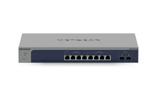 NETGEAR 8-Port Multi-Gigabit/10g Ethernet Smart Managed Pro Switch with 2 SFP+ Ports (MS510TXM)