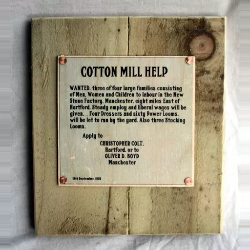 Cotton Mill Sign | Starbeck Education
