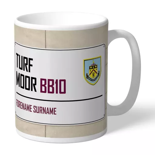 Burnley FC Street Sign Mug