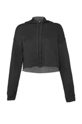 Women's Cropped Fleece Hoodie