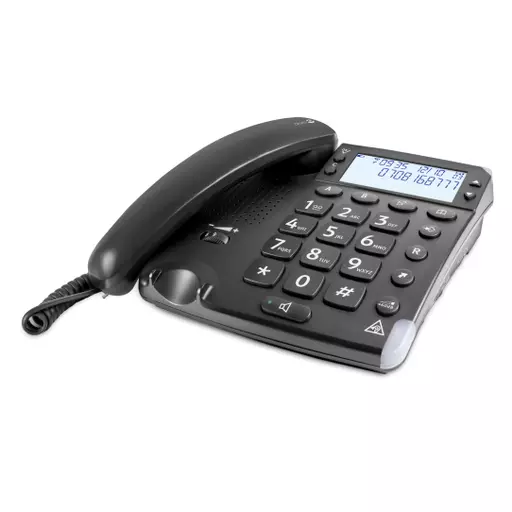 Doro Magna 4000 Analog telephone Black Caller ID