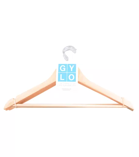 Budget Wooden Hanger 445mm - Pack of 5