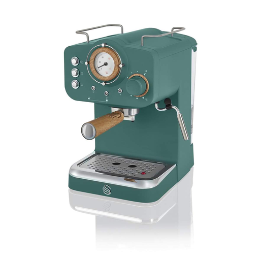 Swan Green Nordic Pump Espresso Coffee Machine