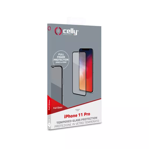 Celly FULLGLASS1000BK mobile phone screen/back protector Clear screen protector Apple 1 pc(s)