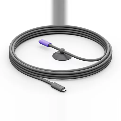 Logitech 952-000195 USB cable 5 m USB 3.2 Gen 2 (3.1 Gen 2) USB C Graphite, Violet