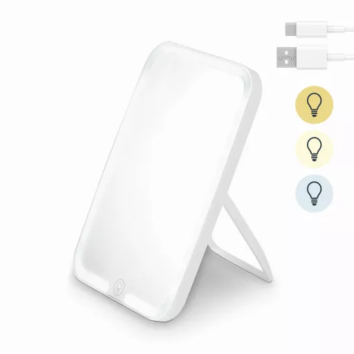 Travel Rechargeable LED Mirror