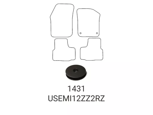 Seat Mii 2012+ Tailored 3mm Rubber Mats