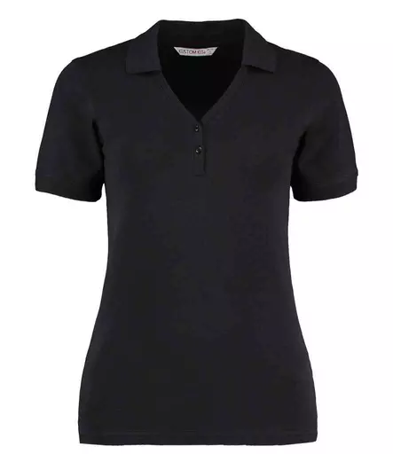 Kustom Kit Sophia Comfortec® V Neck Polo Shirt