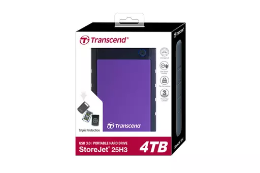 Transcend StoreJet 25H3 4TB Purple