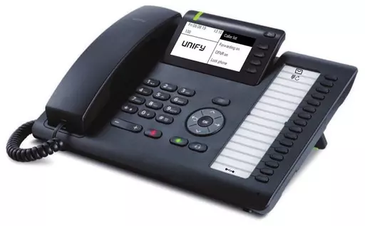 Unify OpenScape DeskPhone CP400T IP phone Black TFT