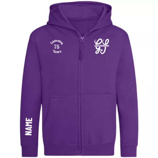 OxfordshireGangShow2027_ChildrensZipHoodie_Purple_White_Front.png