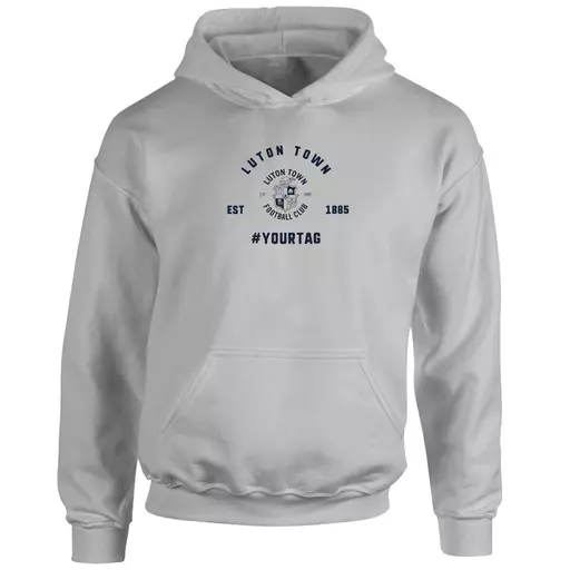 Luton Town FC Vintage Hashtag Hoodie