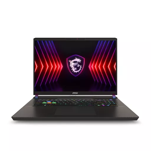 MSI Vector 17 HX A13VHG-609UK Intel® Core™ i9 i9-13980HX Laptop 43.2 cm (17") Full HD+ 16 GB DDR5-SDRAM 1 TB SSD NVIDIA GeForce RTX 4080 Wi-Fi 6E (802.11ax) Windows 11 Home Advanced Black