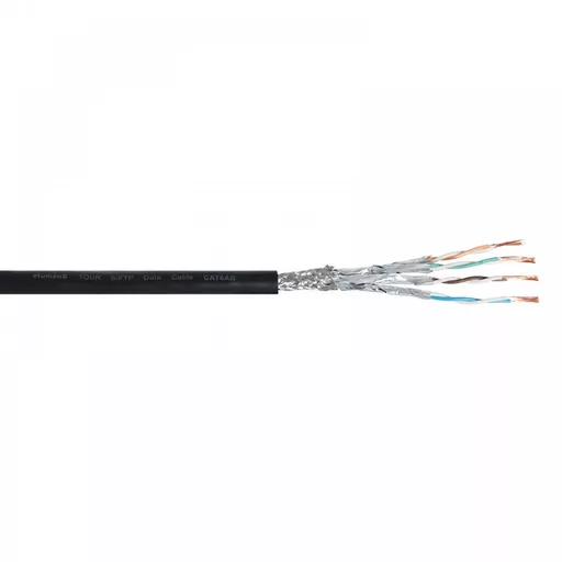 elumen8 TOUR S/FTP Data Cable CAT6A, 100m Drum Black