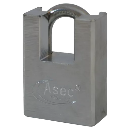 ASEC Closed Shackle Padlock with Removable Cylinder
