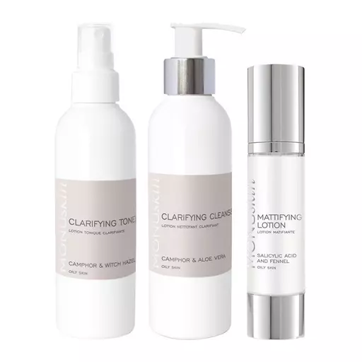 Monuskin Essentials Top Trio Pack - Oily Skin