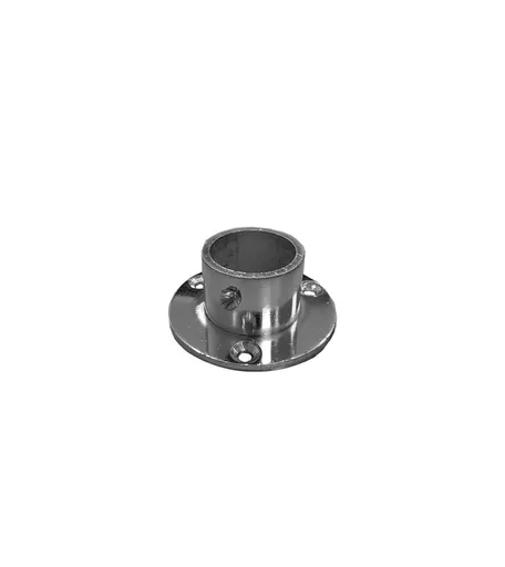25mm Dia Tubing - Chrome Wall or Floor Bracket